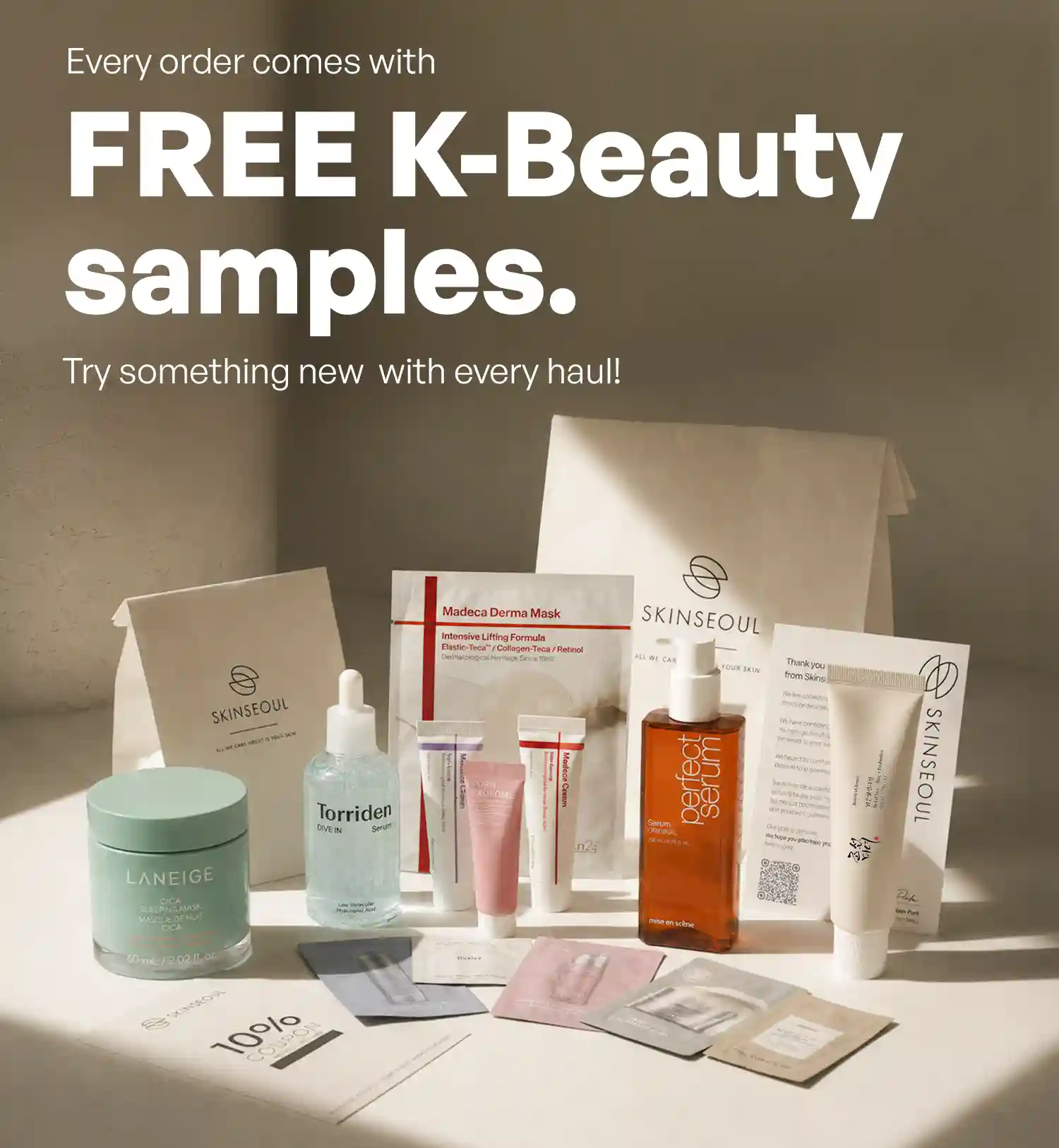 Free Samples Banner