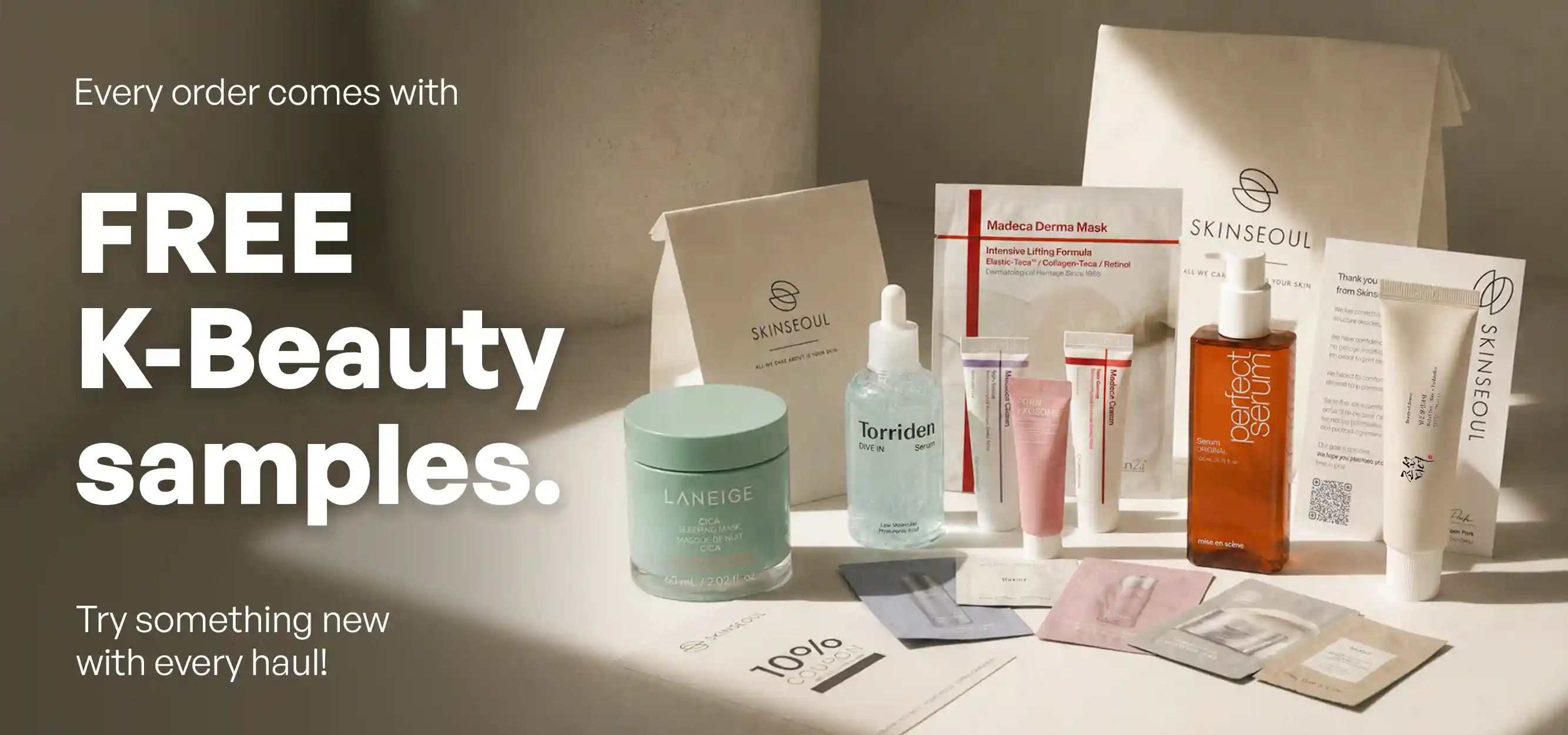 Free Samples Banner